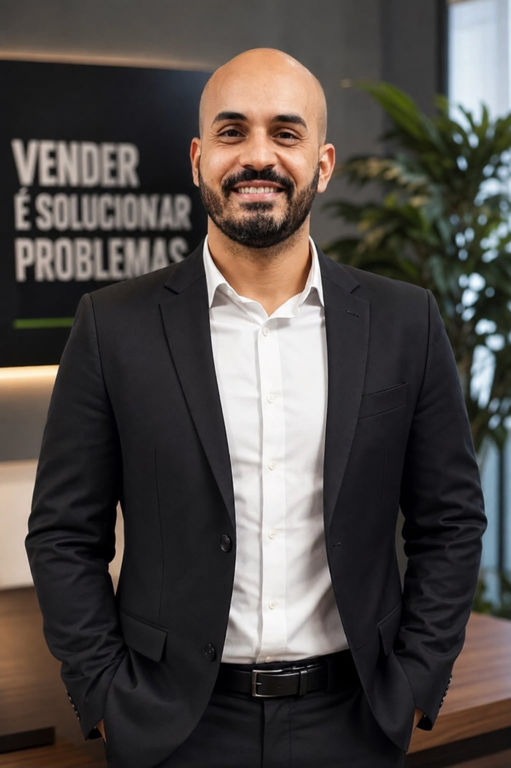 Filipe Almeida, especialista em consórcio, em seu escritório em Belo Horizonte